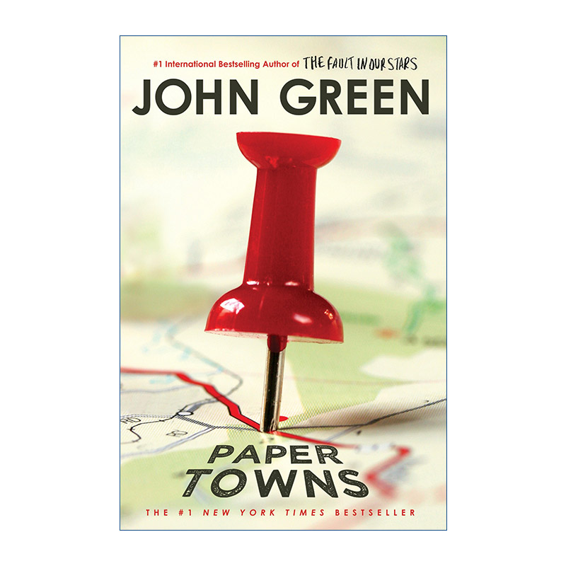 英文原版 Paper Towns纸镇 John Green精装英文版进口英语原版书籍-封面