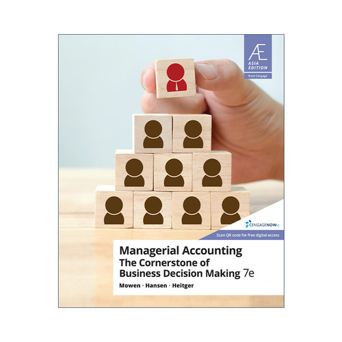 英文原版 Managerial Accounting The Cornerstone of Business Decision-Making 管理会计 企业决策 的基石 第7版 进口英语书籍