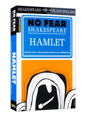 英文原版 Sparknotes Hamlet No Fear Shakespeare 别怕莎士比亚 哈姆雷特 英文版 进口英语原版书籍