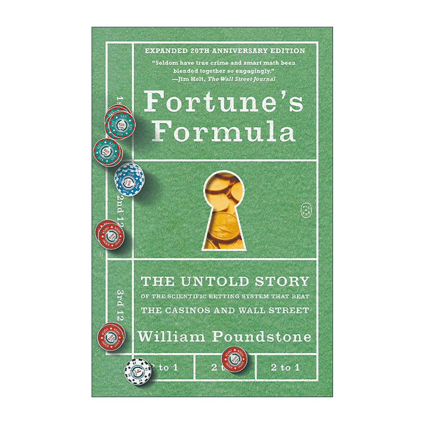 英文原版 Fortune's Formula 赌神数学家 战胜拉斯维加斯和金融市场的财富公式 20周年纪念版 英文版 进口英语原版书籍