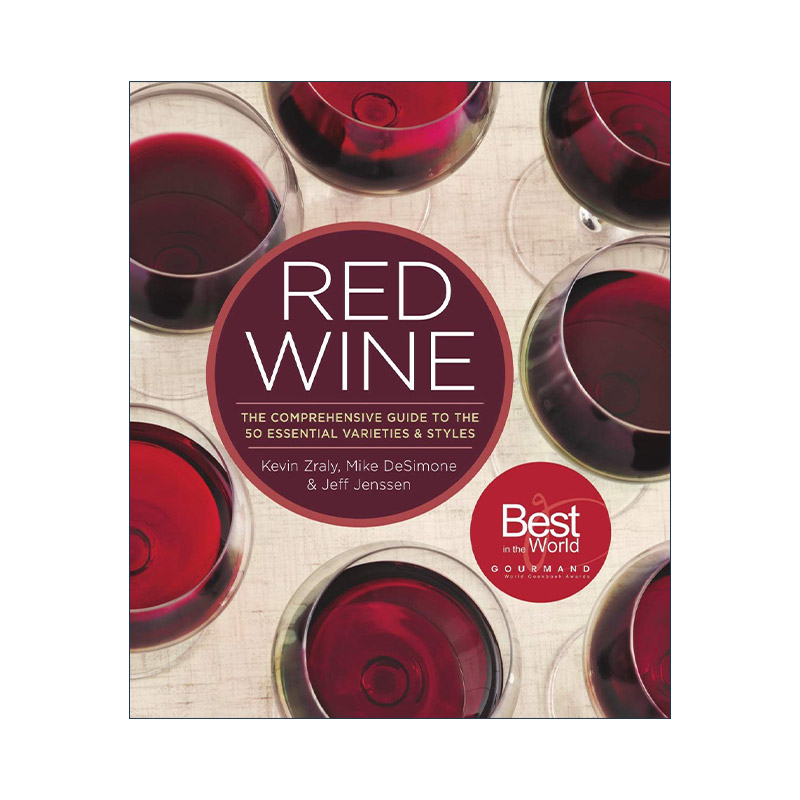 英文原版 Red Wine 红酒指南 50种基本品种和风格 精装 英文版 进口英语原版书籍