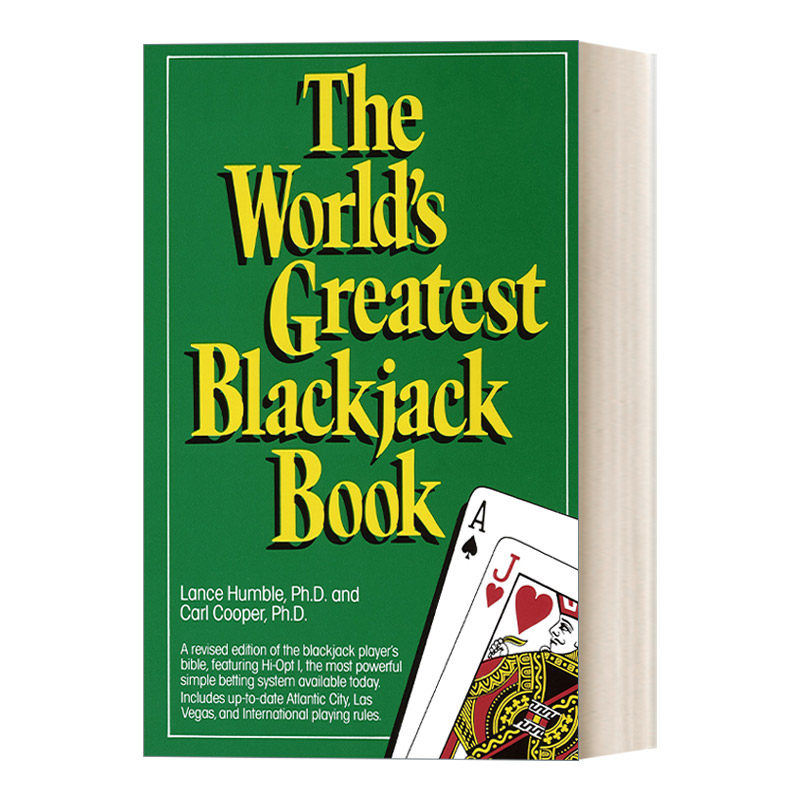 英文原版 The World's Greatest Blackjack Book 世界上伟大的21点纸牌游戏指南 黑杰克 Lance Humble 英文版 进口英语原版书籍
