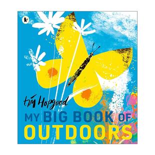 户外活动大书 Outdoors 英文原版 走出户外探索四季 进口英语原版 Book 英文版 Big 书籍 儿童科普百科读物 我