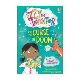 英文原版 Izzy the Inventor and the Curse of Doom 发明家伊兹和厄运的诅咒 章节桥梁书 英文版 进口英语原版书籍