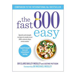 800 Easy 进口英语原版 The 书籍 英文版 Fast 低卡路里食谱 英文原版 130道简单方便