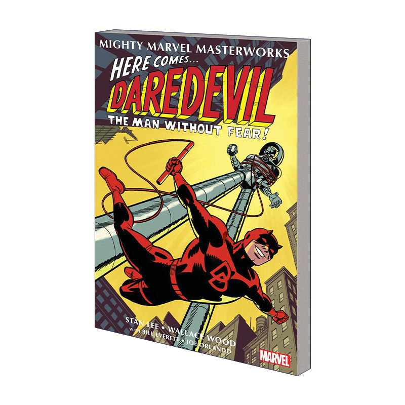 英文原版 Mighty Marvel Masterworks Daredevil Vol.1 超胆侠 卷一 当城市沉睡时 儿童漫威漫画 英文版 进口英语原版书籍
