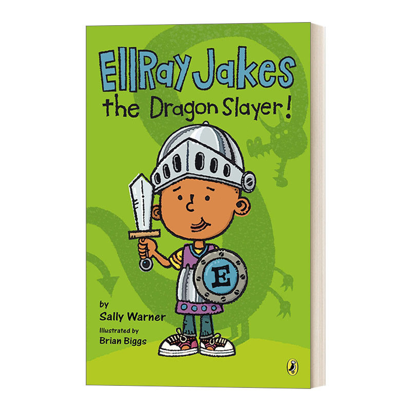 英文原版Ellray Jakes 04 Ellray Jakes the Dragon Slayer 埃雷·杰克系列4 埃雷·杰克是屠龙者Sally Warner 6-8岁儿童社交友谊