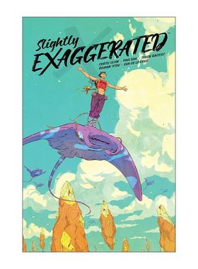 英文原版 Slightly Exaggerated 略微夸张 黑马奇幻冒险漫画 1-4卷合集 Curtis Clow 英文版 进口英语原版书籍