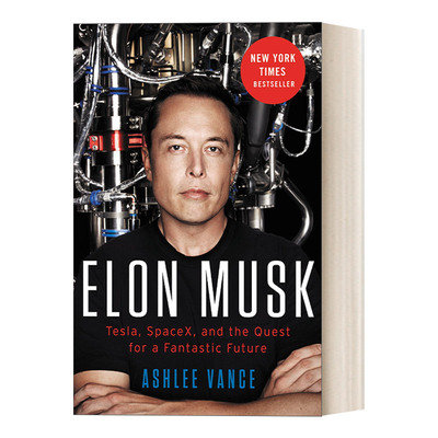 英文原版 Elon Musk 硅谷钢铁侠 特斯拉之父 埃隆·马斯克传 精装 英文版 进口英语原版书籍