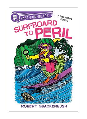 英文原版 Surfboard to Peril 鸭侦探马拉德小姐系列 英文版 进口英语原版书籍