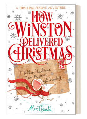 英文原版 How Winston Delivered Christmas 大耳鼠温斯顿的暴走圣诞 儿童圣诞章节书 英文版 进口英语原版书籍