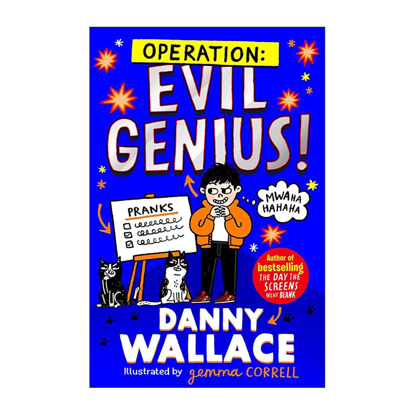 英文原版 Operation Evil Genius 行动代号邪恶天才 儿童幽默冒险小说 英文版 进口英语原版书籍