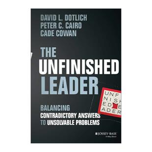 英文版 书籍 Leader 平衡无法解决问题 矛盾答案 领导者 Unfinished 未完成 进口英语原版 英文原版 精装 The