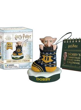 英文原版 Harry Potter Dobby Christmas Stocking 哈利波特 多比圣诞袜 发声摆件 英文版 进口英语原版书籍