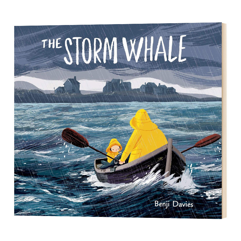 精装 英文原版 浴缸里的鲸鱼 Benji Davies绘本 The Storm Whale 进口原版绘本儿童图书
