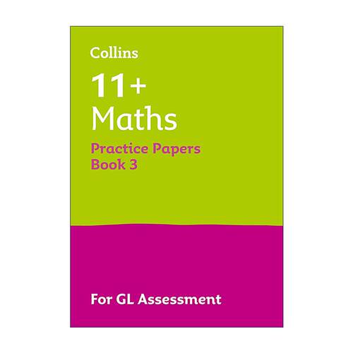 英文原版 Collins 11+ Maths Practice Papers Book 3 柯林斯英国小升初数学练习 英文版 进口英语原版书籍