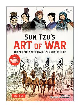 英文原版 Sun Tzu's Art of War 孙子兵法 漫画版 孙子杰作背后的完整故事 英文版 进口英语原版书籍