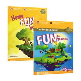 Fun for Starters 英文原版 新版剑桥少儿英语YLE一级官方考试教材 儿童听说读写综合 Cambridge English