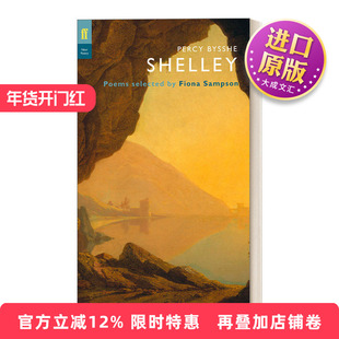 英文原版 Percy Bysshe Shelley 雪莱诗选 菲奥娜·桑普森选编 费伯诗人评论系列 英文版 进口英语原版书籍