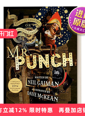 英文原版小说 The Comical Tragedy or Tragical Comedy of Mr Punch 彭趣先生的悲喜剧 木偶故事 尼尔·盖曼 英文版 进口书