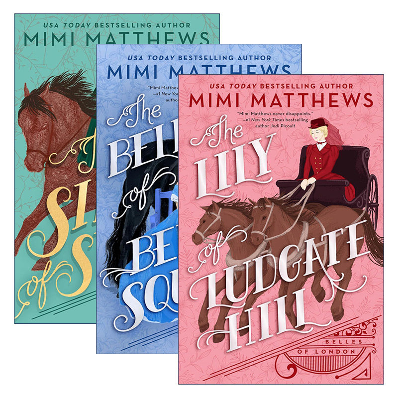 英文原版 Belles of London 伦敦美人系列1-3册 维多利亚时期浪漫小说 Mimi Matthews 英文版 进口英语原版书籍