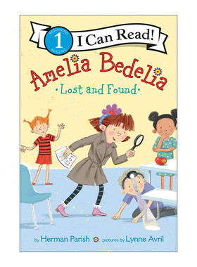 英文原版 Amelia Bedelia Lost and Found 阿米莉亚失物招领 糊涂女佣 I Can Read level 1分级读物 英文版 进口英语原版书籍
