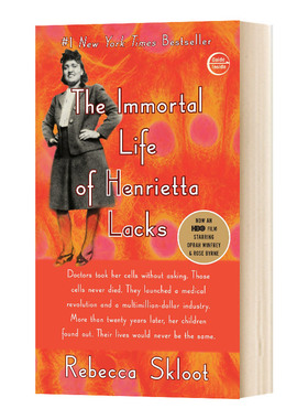 英文原版 The Immortal Life of Henrietta Lacks 永生的海拉 英文版