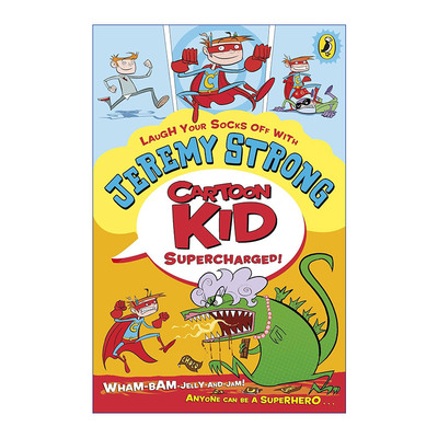 英文原版 Cartoon Kid Supercharged 卡通小子2 吉瑞米·斯特朗爆笑儿童小说 英文版 进口英语原版书籍