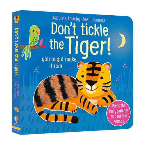英文原版 Don't Tickle the Tiger! 不要给老虎挠痒痒!纸板书 低幼儿童英语启蒙认知绘本图画书 英文版 进口英语原版书籍