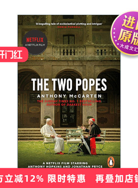 英文原版 The Two Popes 教宗的承继 电影封面版 安东尼·麦卡滕 安东尼·霍普金斯主演 英文版 进口英语原版书籍