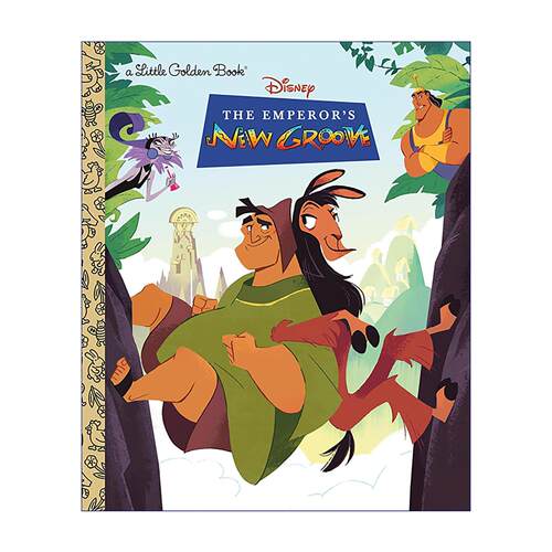 英文原版 Disney The Emperor's New Groove (Little Golden Book) 迪士尼 变身国王 兰登书屋精装小金书 英文版 进口英语原版书籍