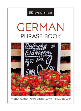 原版 DK Eyewitness Travel Phrase Books German 目击者旅游德语短语口袋手册 进口原版书籍