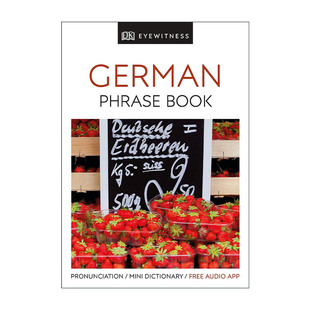 原版 DK Eyewitness Travel Phrase Books German 目击者旅游德语短语口袋手册 进口原版书籍