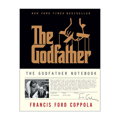 英文原版 The Godfather Notebook 教父电影创作手稿 精装 英文版 进口英语原版书籍