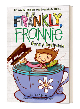 英文原版 Frankly Frannie Funny Bussniss 坦率点 弗兰妮4 英文版 进口英语原版书籍儿童图书