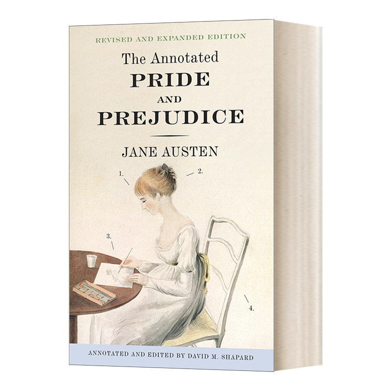 英文原版小说 The Annotated Pride and Prejudice 傲慢与偏见 带注释 英文版 进口英语原版书籍 书籍/杂志/报纸 文学类原版书 原图主图