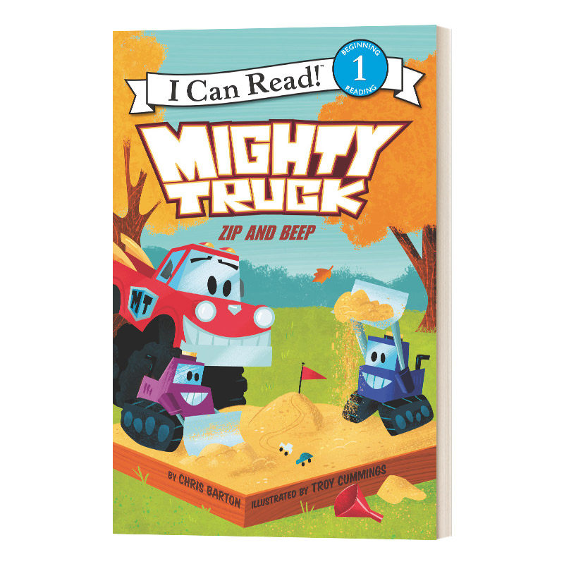 zip and beep 威猛卡车 拉链哔哔 i can read系列 英文版 进口英语
