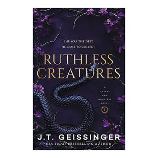 英文版 书籍 无情生物 Queens and 女王与野兽系列 Creatures 哥特浪漫爱情小说 进口英语原版 英文原版 Monsters Ruthless