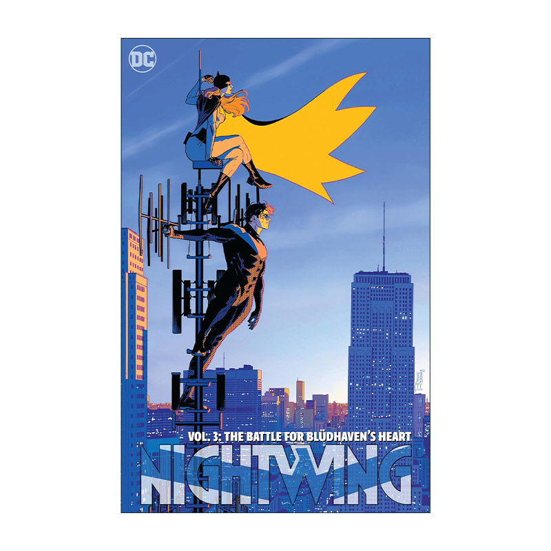 英文原版 Nightwing 3 the Battle for Blüdhaven's Heart 夜翼 卷三 为布鲁德海文之心而战 DC漫画 英文版 进口英语原版书籍