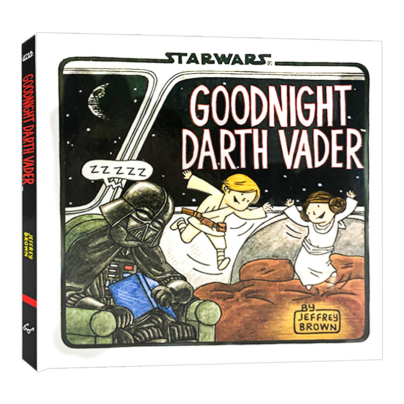 英文原版星球大战晚安黑武士 Star Wars Goodnight Darth Vader晚安达斯维达精装英文版儿童英语漫画绘本原版书籍