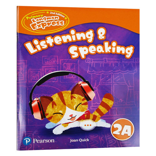 Primary Longman Express 2A Listening speaking 英文原版 培生香港朗文小学英语教材 二年级上学期听说练习册 第二版朗文快车PLE