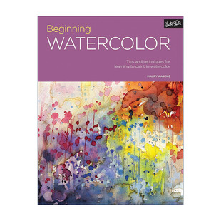 Watercolor 水彩画入门 进口英语原版 Portfolio 书籍 英文版 Beginning 技巧和方法 英文原版 学习水彩画