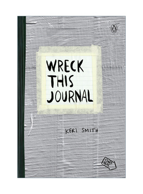 英文原版 Wreck This Journal  Expanded Edition 做了这本书 胶布扩充版 创新从破坏开始 Keri Smith 英文版 进口英语原版书籍