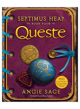 英文原版 Septimus Heap 4 Queste 萨普提姆斯六部曲4 英文版 进口英语原版书籍