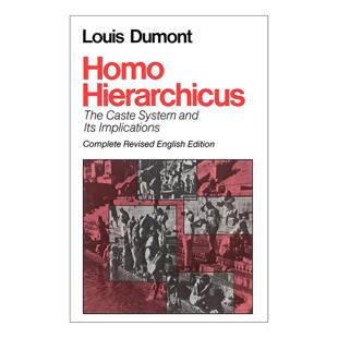 英文原版 Homo Hierarchicus 阶序人 卡斯特体系及其衍生现象 印度种姓制度 人类学经典名著 路易·杜蒙 英文版 进口英语原版书籍