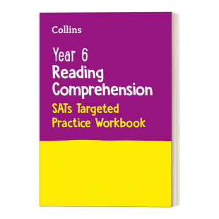 英文原版 Year6 Collins SATs Reading Targeted Comprehension Workbook 进口英语书 小学六年级英语阅读理解练习册 Practice