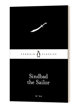 英文原版 Sindbad the Sailor 水手辛巴达 小黑书 英文版 进口英语原版书籍