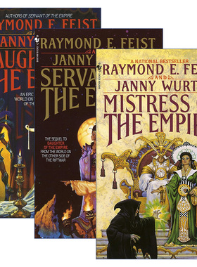 英文原版小说 Riftwar Cycle The Empire Trilogy 帝国三部曲系列3册 奇幻小说 Raymond E. Feist 英文版 进口英语原版书籍