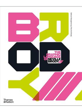 英文原版 The Graphic Language of Neville Brody 3平面设计师Neville Brody的图形语言3 英文字体图案标志设计 进口英语原版书籍