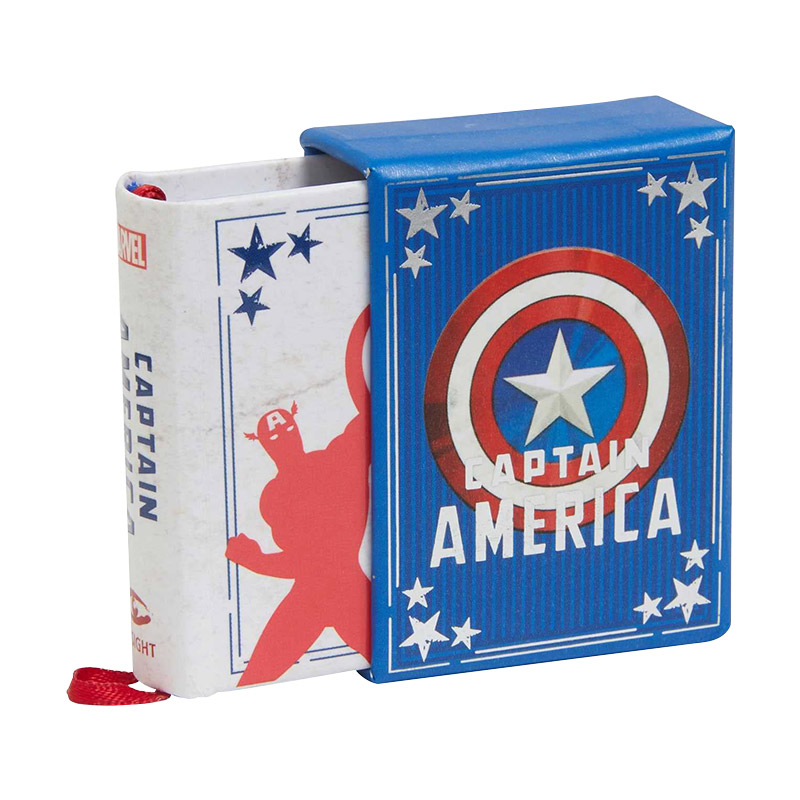 英文原版 Marvel Comics Captain America Tiny Book 漫威 美国队长 精装迷你小书 英文版 进口英语原版书籍